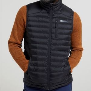 Mountain Warehouse Black Henry Extreme Down Padded Gilet Vest